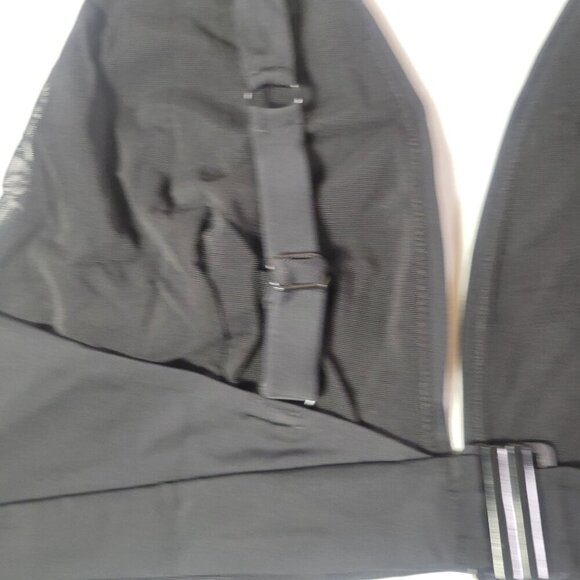 ASOS Design Black Adjustable Bralette Bikini Back Closure Top Size UK22/US18 - Picture 6 of 8